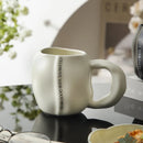 Axyaa Irregular Ceramic Coffee Cup Large Capacity for Home and Office