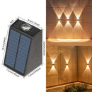Axyaa Solar LED Fence Lights for Outdoor Garden, Stairs, Courtyard, and Wall Decoration