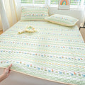 Axyaa Ice Silk Mat Cool Mattress Cover 3-Piece Set