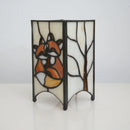 Axyaa Mosaic Glass Bedside Table Lamp, Small Night Light for Bedroom or Desk