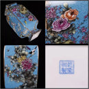 Axyaa Antique Enamel Square Bottle - Jingdezhen Handicraft Home Decor