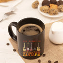 Axyaa Music Lover's Black Ceramic Coffee Mug - Perfect Boy Birthday Gift