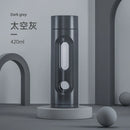 Axyaa Double-Layer Glass Tea Cup - 420ml, Leak-Proof & Portable