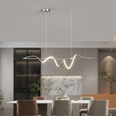 Axyaa Minimalist LED Pendant Lights for Dining Room Bar Kitchen Chandeliers