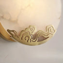 Axyaa Marble Wall Lamp Living Room Bedroom Chinese Style Lighting