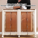 Axyaa Kids Toy Storage Box: Transparent Large Organizer for Dolls, Blocks, and Toys