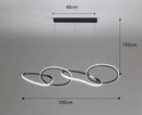 Axyaa LED Ceiling Lamp Chandelier for Modern Bedroom & Dining Room