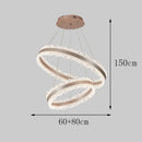 Axyaa Modern LED Pendant Chandeliers for Living & Dining Room Lamps