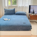 Axyaa Flannel Velvet Fitted Sheet: Cozy & Soft Bedding for Winter