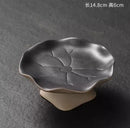 Axyaa Lotus Leaf Dish: New Chinese Style Dim Sum Tea Snack Dry Fruit High-Foot Plate