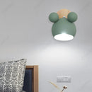 Axyaa LED Wrought Iron Wall Lamp for Children's Room and Bedroom Decoration