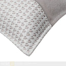 Axyaa Luxe White Leather Woven Horsehair Cushion Pillowcase for Villa Model Room