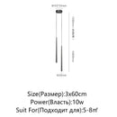 Axyaa LED Minimalist Pendant Lamp Black/White for Bedroom Living Room Coffee Shop