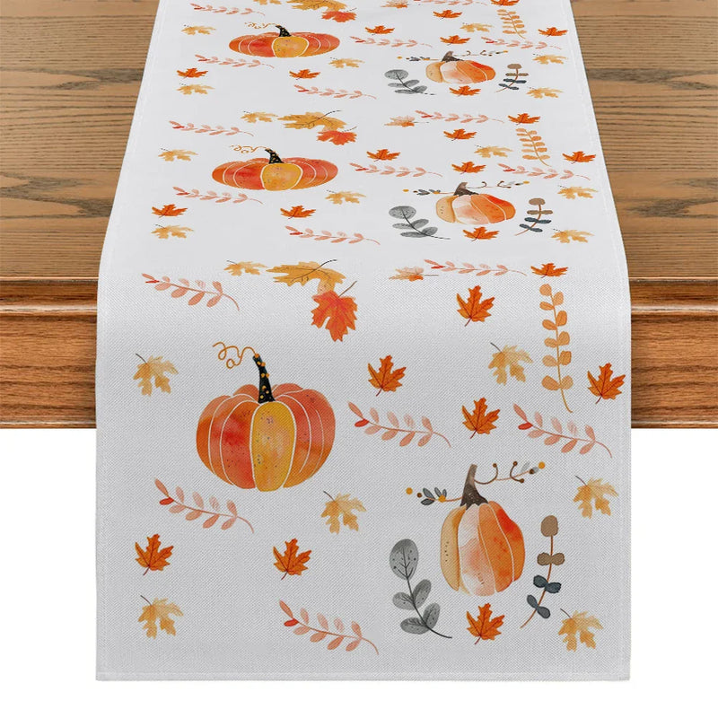 Axyaa Maple Leaf Table Runner Home Decoration for Dining Tables and Wedding Party