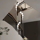 Axyaa LED Staircase Chandeliers for Modern Home Decor Living Room Lighting