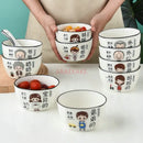 Axyaa Ceramic Parent Child Bowl Set
