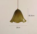 Axyaa Small Flower Glass Pendant Light for Bar, Study, Bedside, Living, Dining Room