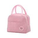 Axyaa Insulated Lunch Bag - Aluminum Foil Portable Handbag for Office Workers & Kids.