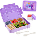 Axyaa Kids Bento Box with 6 Compartments and Sauce Jar