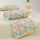 Axyaa Cool Feel Quilted Comforter for Bed - Spring/Summer Single/Double Blanket