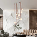 Axyaa Modern Minimalist Wabi Sabi Duplex Villa Chandelier Nordic Ceiling Light