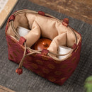 Axya Purple Clay Portable Tea Set Storage Bag