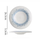 Axyaa Circular Ceramic Plate Set for Molecular Cuisine and Restaurant Tableware