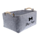 Axyaa Large Dog Toy & Pet Accessory Storage Basket Bin
