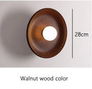 Axyaa Nordic Modern Wood Wall Sconce LED Lights for Bedroom and Corridor