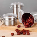 Axyaa Stainless Steel Tea Can Fresh-keeping Jar Grains Container
