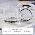 Axyaa Ins Style Big Ears Cup, Round Niche Glasses, Sunflower Coffee Mug
