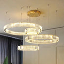 Axyaa Circular Ring Chandelier Pendant Light for Living Dining Bedroom Home Decor