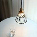 Axyaa Clear Glass LED Pendant Lamp: Modern Hanging Light for Bedroom, Dining, Living Room