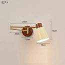 Axyaa Nordic Rotatable Wall Lamp for Living Room & Bedroom - Folding Log Style