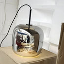 Axyaa Modern Smoky Grey Glass Chandelier - LED Pendant Light for Kitchen Island, Bar, Bedroom