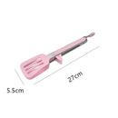 Axyaa Silicone BBQ Tongs - Kitchen Cooking Tool for Steak, Bread, Vegetables, Fruits