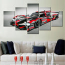 2016 R18 E-tron Quattro Audi Formula 1 Racing Car 5-Piece Canvas Wall Art for Axyaa