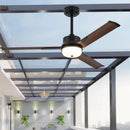Axyaa Leaf Ceiling Fan Light | Waterproof Sunscreen Outdoor Lamp
