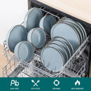 Axyaa Stoneware Dinnerware Set 16/32 pcs Oven Safe Plates & Bowls