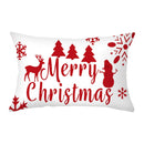Axyaa Christmas Printed Deer & Santas Pillow Case 30x50cm