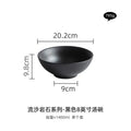 Axyaa Black & White Ceramic Tableware Set - Plates, Bowls, Japanese Luxury Dining Collection