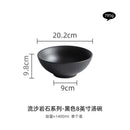 Axyaa Black & White Ceramic Tableware Set - Plates, Bowls, Japanese Luxury Dining Collection