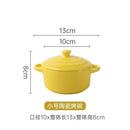 Axyaa Ceramic Double Ear Bowl for Oven Safe Cooking & Baking
