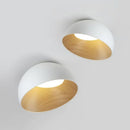 Axyaa Wood Grain Personality LED Ceiling Light for Bedroom, Living Room, Study