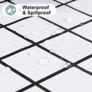 Axyaa Waterproof Cloth Table Cover - Stain Proof Tablecloth for Dining Room, Kitchen & Outdoor