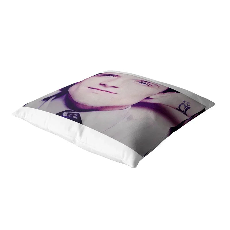 Axyaa Whistle Edit Josh Hutcherson Meme Throw Pillow Cover 18'' x 18''