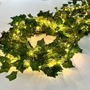Axyaa Luminous Ivy Leaf Vines - Artificial Greenery Jungle Wall Decoration