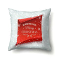 Axyaa Christmas Santa Claus Print Pillow Cover 45X45CM