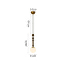 Axyaa Glass Ball Chandelier LED Single Head Wall Lamp