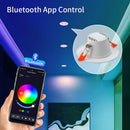 Axyaa 10W Smart Bluetooth Downlight RGBCW Dimmable LED Ceiling Light, App Control